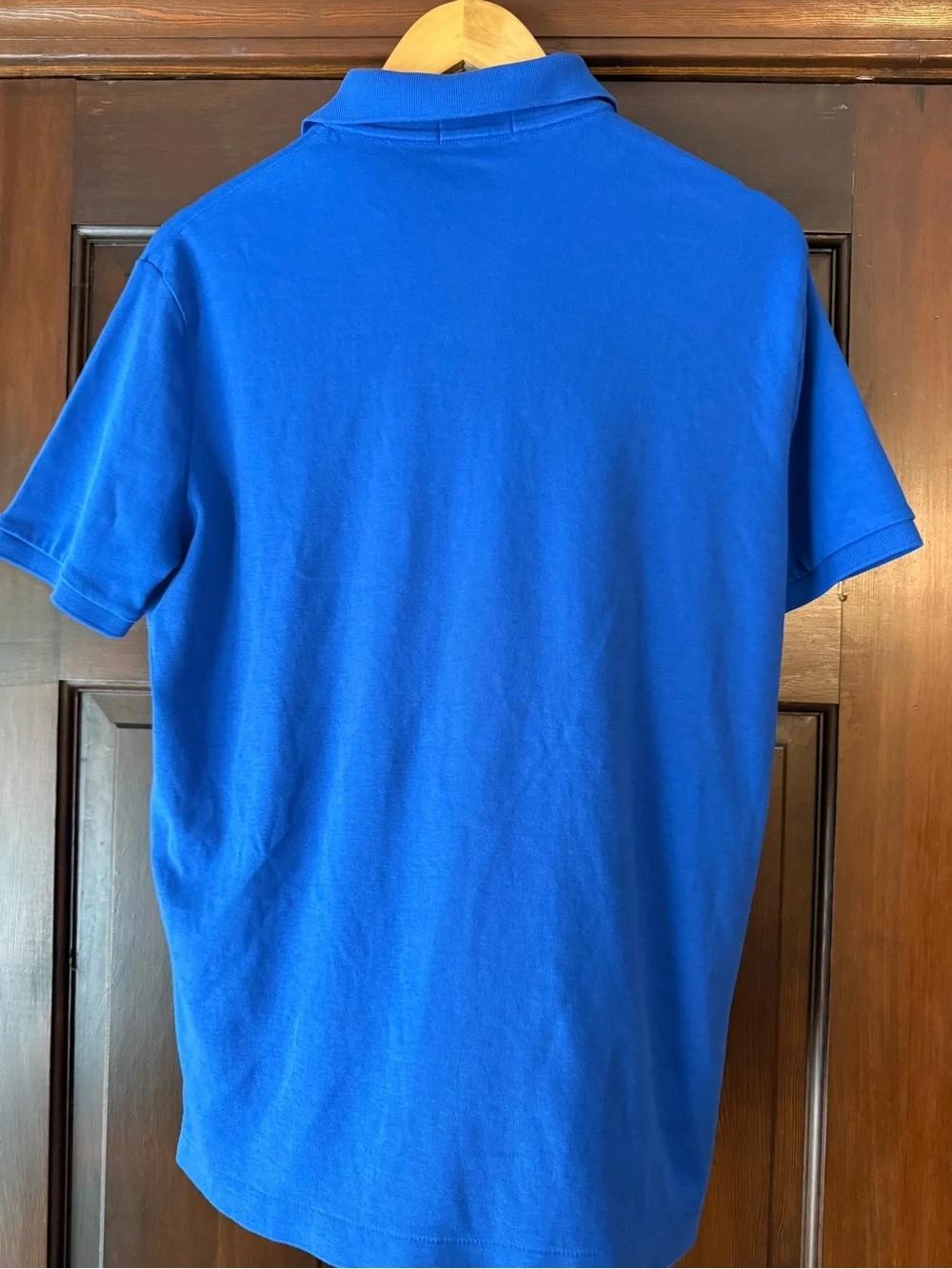 Ralph Lauren Men's Polo Shirt in Bright Blue with Red Pony